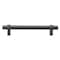 Gliderite Hardware 5-1/16 in. Center to Center Matte Black Solid Steel Bar Pull - 4007-128-MB 4007-128-MB-1 - alternate 1